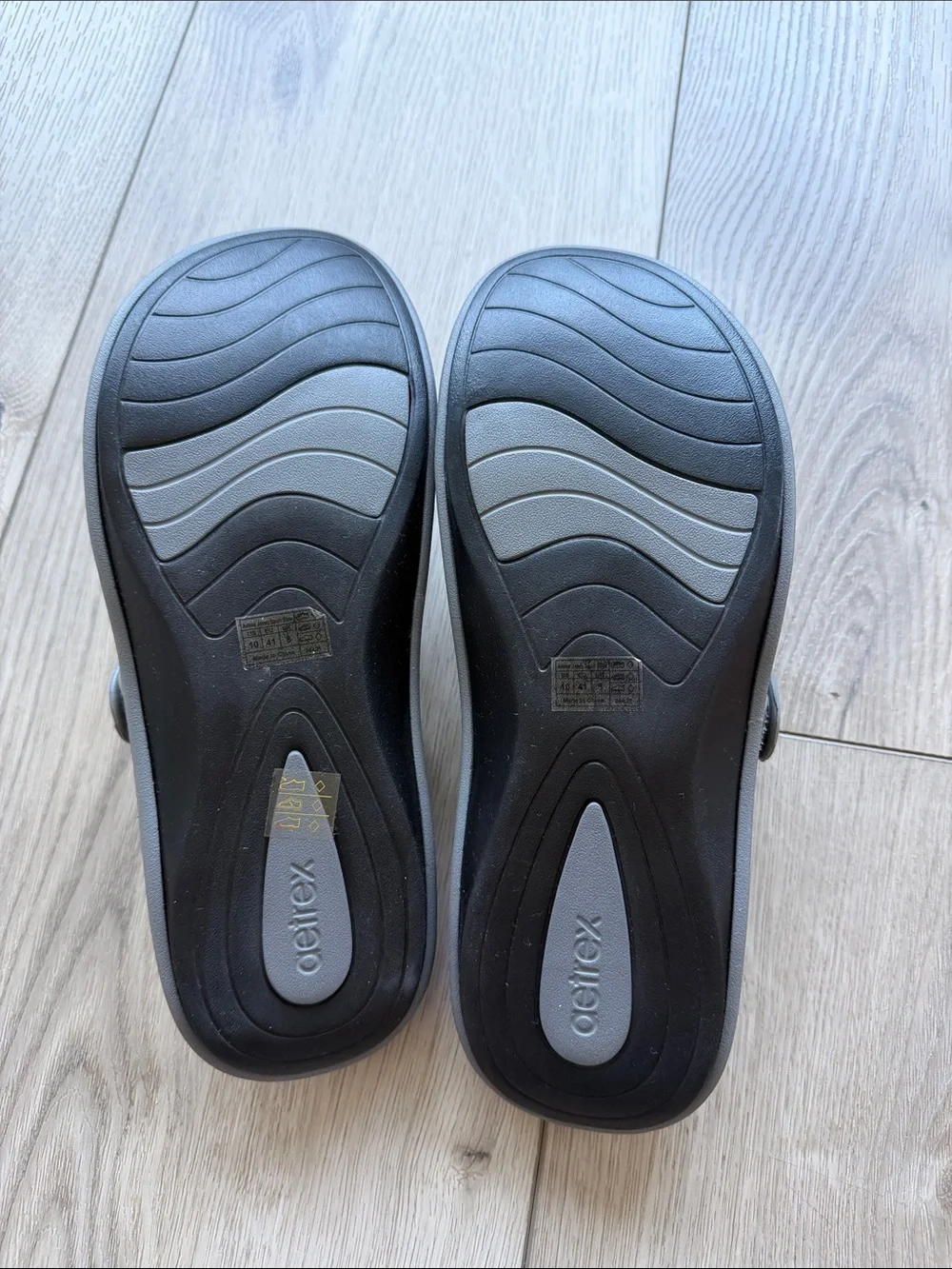 Aetrex Janey Sport Slide NWT Women’s 10 Sandals Grey Velcro Beach Travel Cruise